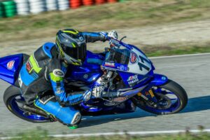 davide conte in pista a Torino